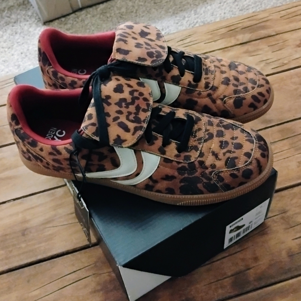 Steve Madden Madrid Leopard Sneakers  Size 10 | New in box  Retail $60